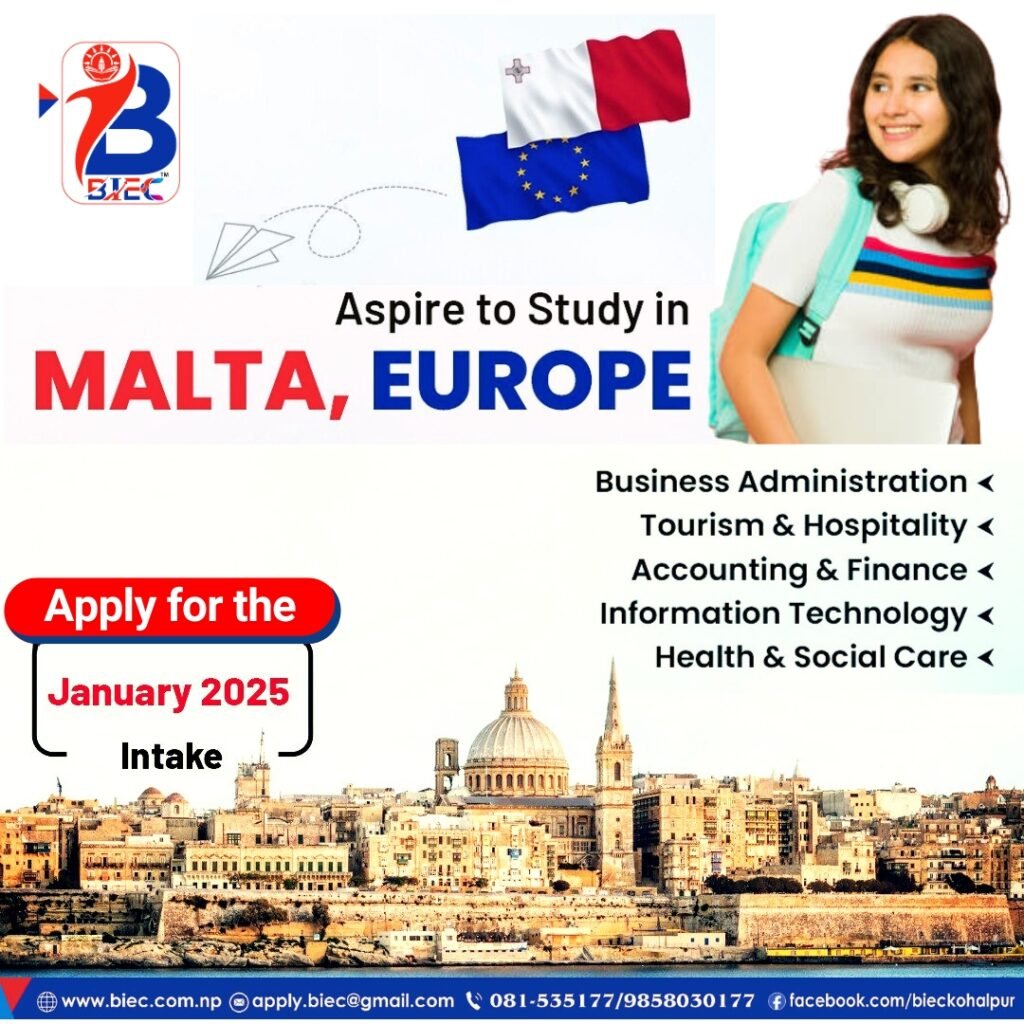 Malta 2 January Intake